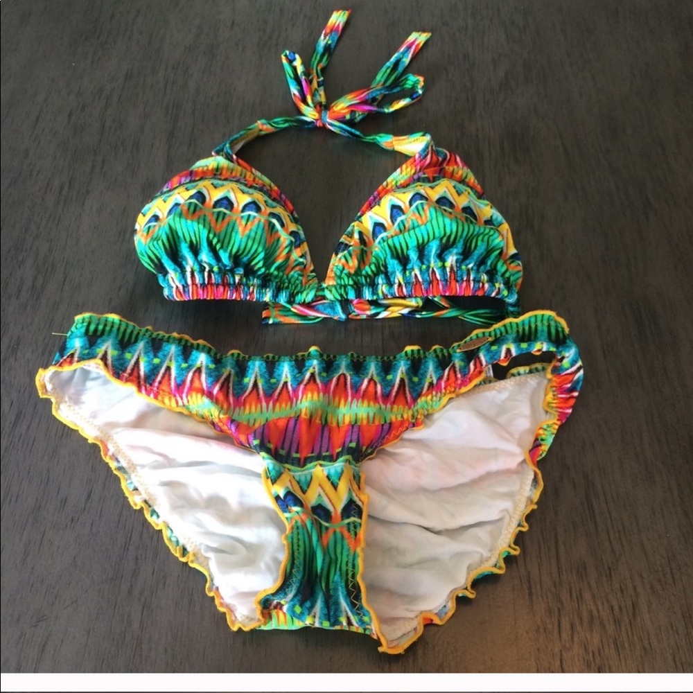 2 Piece luli fama swim suit DDcup top bottom lg